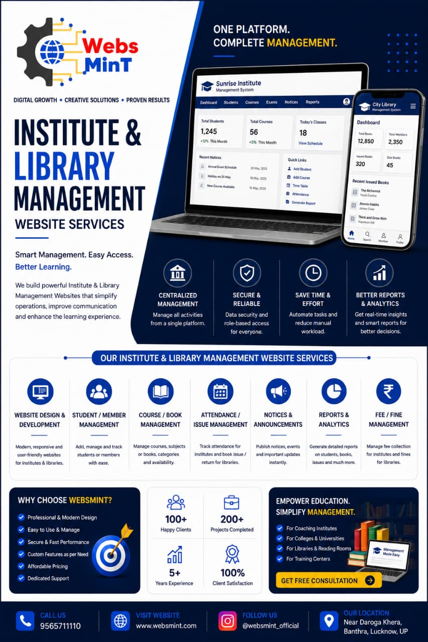 Institute Management ERP Demo
